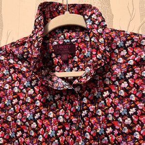NWOT- Liberty of London x J. Crew Floral Print Shirt- Size 10